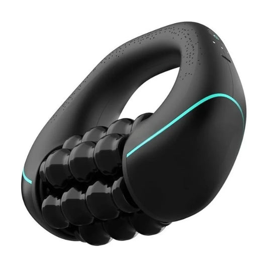 ReliefRoll | Mini Rolling Percussive Massager Whole Body Fatigue Relief Deep Tissue and Muscle Recovery Rechargeable Powerful 3-Speed Spin